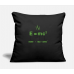 Life Equation Black Pillow